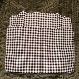 BNWT baggu small cloud carry on black and white gingham